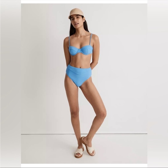 Madewell Ribbed high-cut bikini bottom - Picture 5 of 14